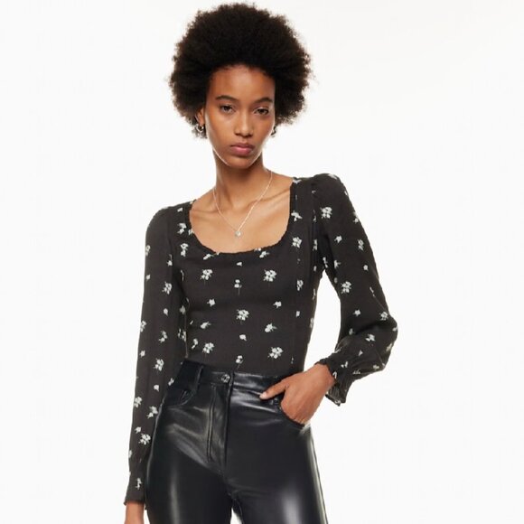 Aritzia Wilfred Breathless Square Neck Blouse - Picture 1 of 8